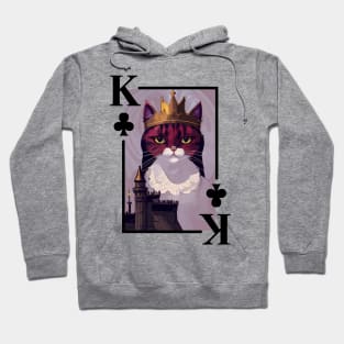 Cat King of Clubs Hoodie